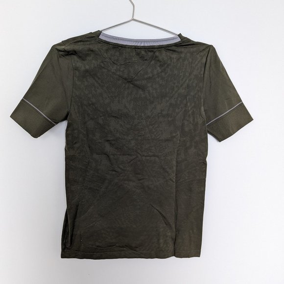 Adidas Running Tee, Olive Green, Women's S - Picture 2 of 4